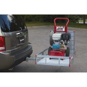 XL 49″L X 29″W Aluminum Wheelchair Mobility Scooter Folding Tow Hitch Carrier Rack Side Loaded