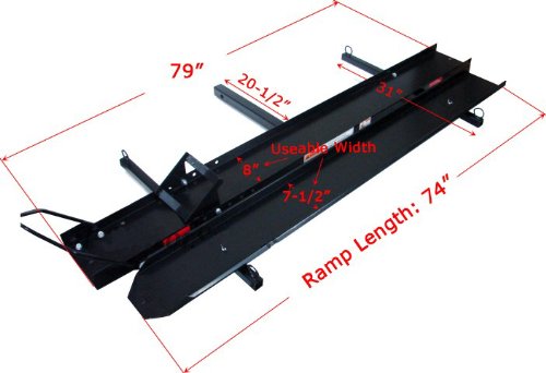 600 lb Motorcycle Hitch Carrier Rack Dimensions