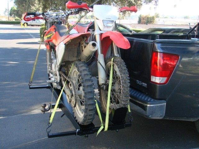 dual motorcycle hitch carrier