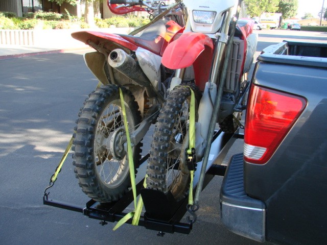 1000 Lb Extra Wide Double Dual Dirt Bike Motorcycle Hitch Carrier