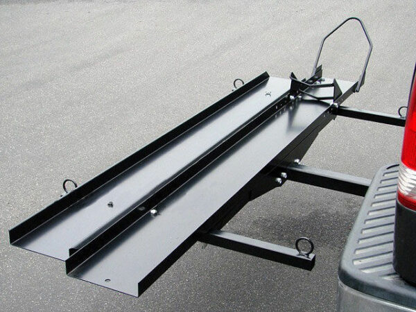 Heavy Duty Dirt Bike Motorcycle Hitch Carrier with Loading Ramp
