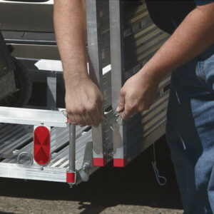 BiFold Loading Ramp Locks for Safety