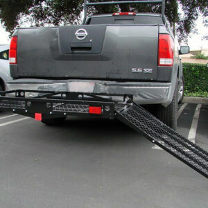 Heavy Duty Steel 30 x 50 500 Lb Wheelchair Mobility Scooter Tow Hitch Carrier Rack Loading Ramp