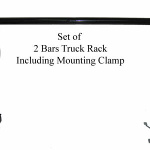 Set of 2 Bar Truck Rack Including Mounting J Hook Clamps