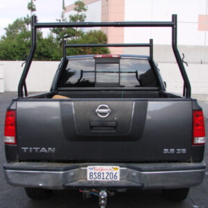 Truck Pickup Universal Adjustable Ladder Lumber Rack 800 lb Set Rear View