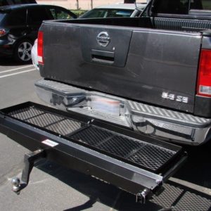 1000 lb Capacity Motorcycle Scooter Dirt Bike Tow Hitch Carrier Rack with Gas Can Cargo Storage Shelf Basket