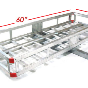 Aluminum 60’x22″ Tow Hitch Cargo Carrier Rack Basket Hauler Dimensions