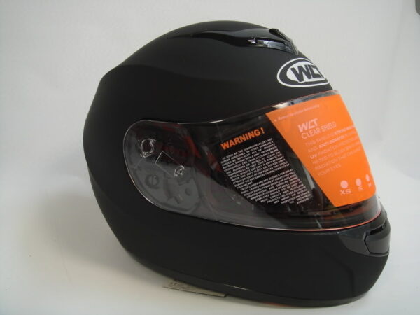 New Matte Black Full Face Motorcycle Helmet – DOT