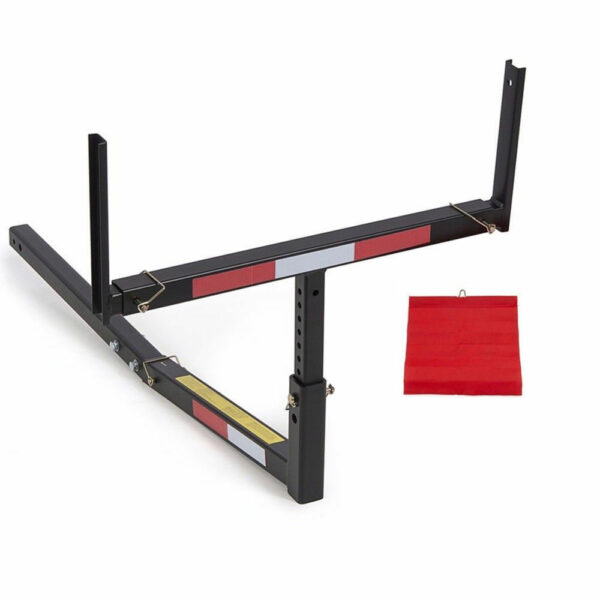 Truck Hitch Bed Extender for Pickup comes with Free Red Safety Flag for Long Loads