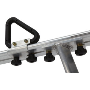 Built-in tie down slots and adjustable load mounts