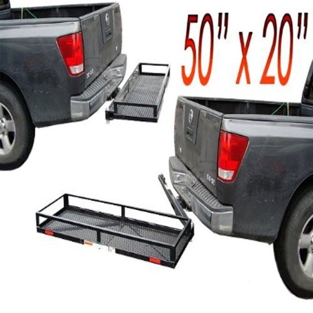 Heavy Duty Rv Cargo Caddy Hitch Carrier Fits in a 2" Receiver Supports 500lbs 