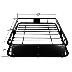 Roof Luggage Carrier Basket 48" Inches x 40" Inches Dimensions