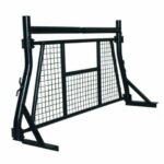 Front Truck Ladder Headache Back Rack for Pickup with Rear Guard Window Screen Protector