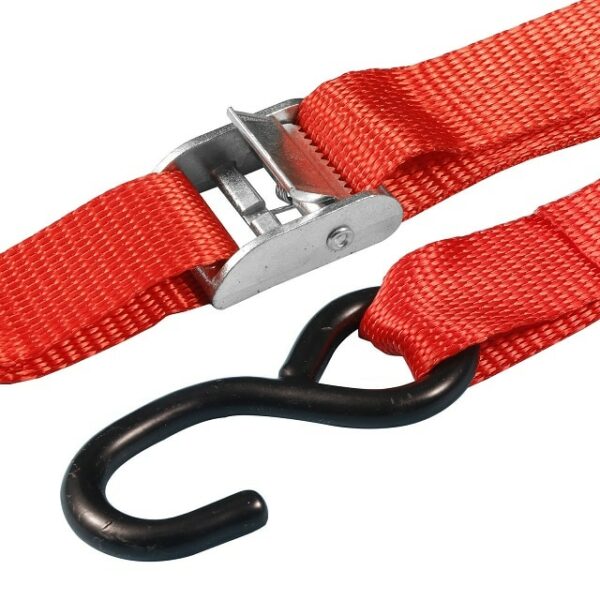 Straps included with single loading ramp