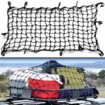 Rooftop Carrier Rack Elastic Bungee Cargo Net for Car Roof Basket