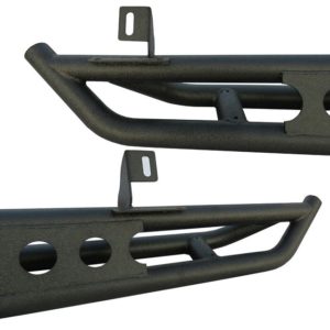Two mounting brackets make your nerf bar step stable