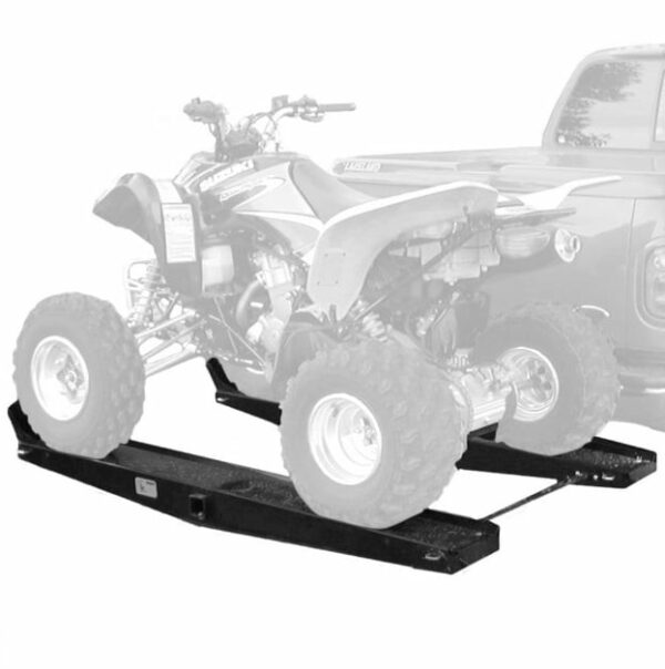 Quad ATV Go Kart Tow Hitch Carrier Rack with Auxiliary 2" Towing Receiver