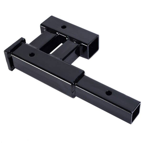 Dual 2″ Hitch Receiver Side View