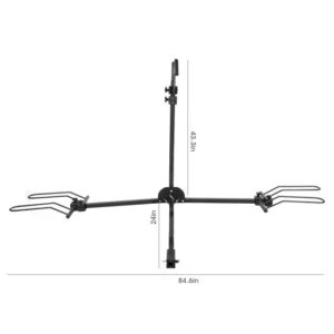 Dimensions for Bike Bicycle for 1-1/4″ & 2″
