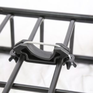 Easy to install car roof basket mounting clamp kit