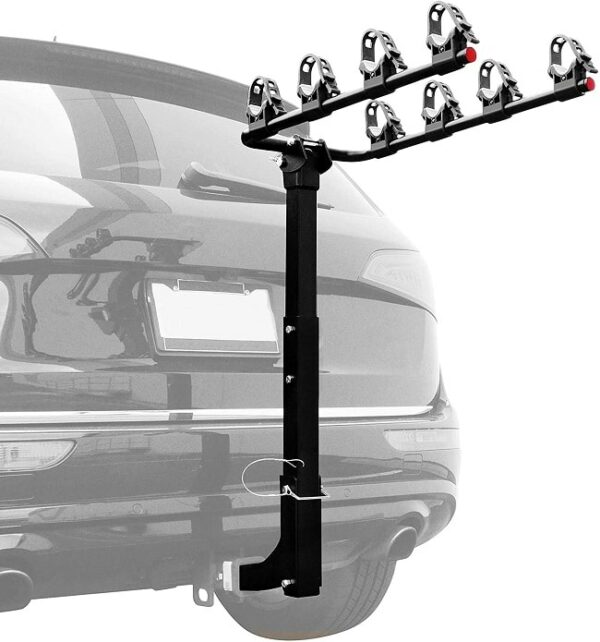 Heavy Duty 4 Bike Bicycle Hitch Mount Carrier Rack for 2″ Receiver Car Truck SUV Van