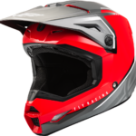 Fly Racing Kinetic Vision Full Face Helmet red/grey