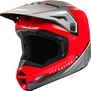 Fly Racing Kinetic Vision Full Face Helmet red/grey