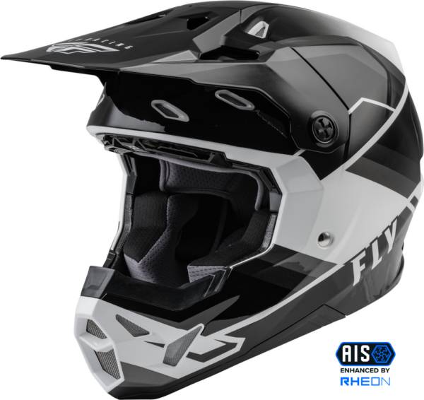 Fly Racing Formula CP Rush Helmet Off Road Dirt Bike ATV Grey/Black/White