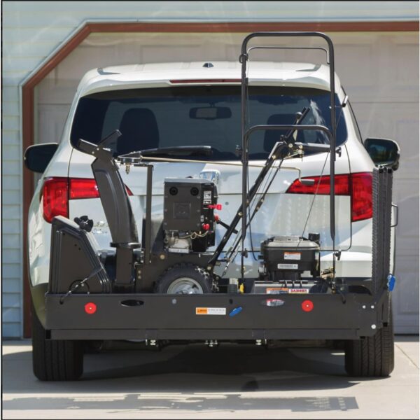 60"L X 33"W Steel Mobility Scooter Wheelchair Folding Hitch Carrier Rack Loading Ramp