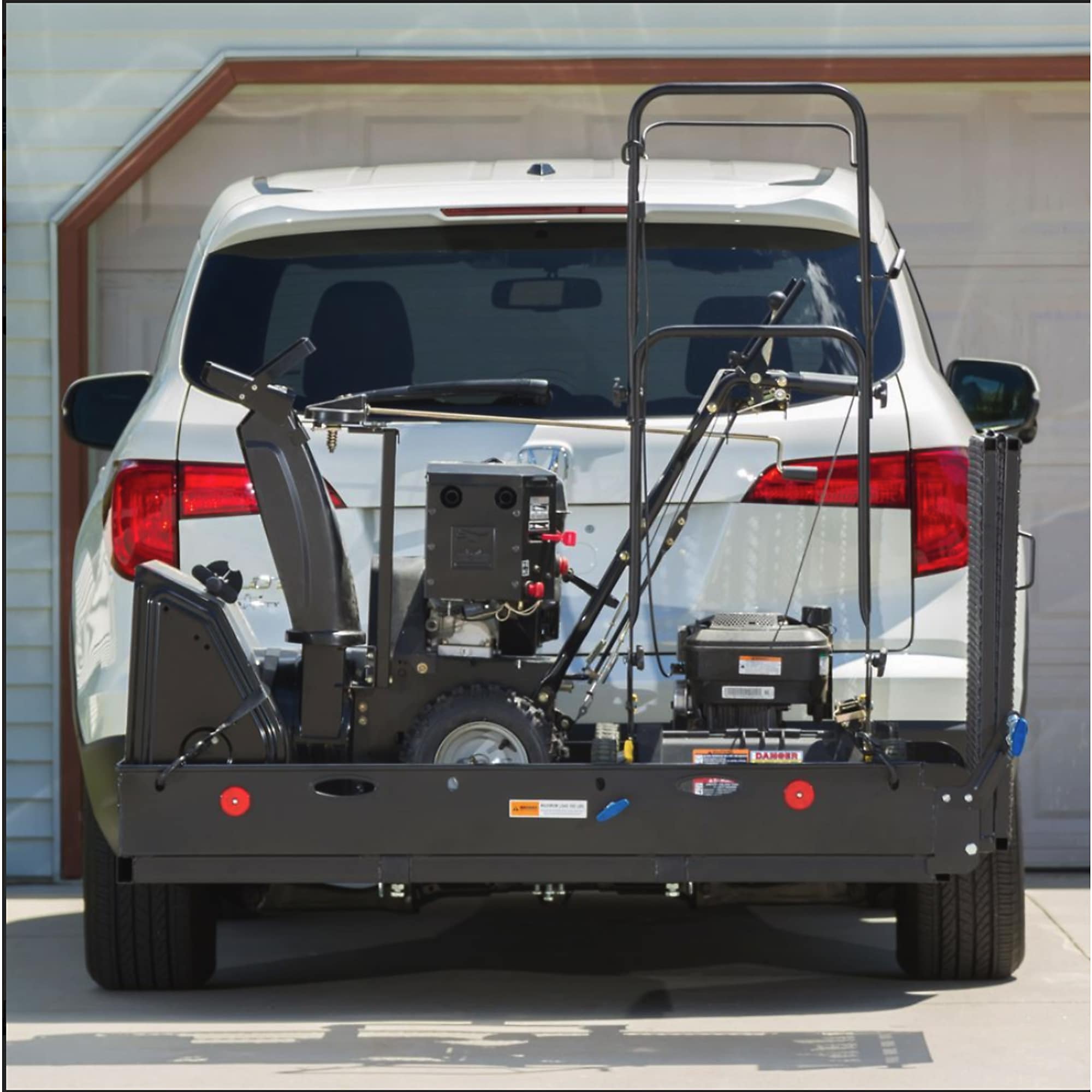 60″L X 33″W Steel Mobility Scooter Wheelchair Folding Hitch Carrier Rack Loading Ramp