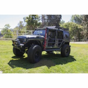 Trailline Tube Doors, Rear pair for Jeep Wrangler JK/JKU