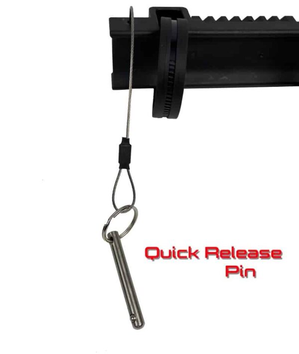 Clevis pin connector and Quick release technology for fast action