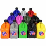 VP Racing Fuel Motorsport Container® Utility Jug Cans 5.5 Gallon (5-1/2 gallon) in different colors and sizes