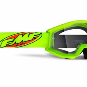 FMF Powercore MX Goggle Yellow Clear Lens Lime Green