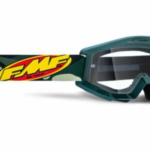 FMF Powercore MX Goggle Assault Camo Clear Lens