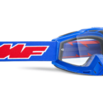 FMF Powerbomb MX Offroad Goggle Rocket Blue Clear Lens