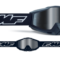 FMF PowerBomb MX Offroad Goggles - Rocket Black / Silver Mirror Lens