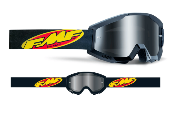 FMF Powercore Sand Core MX Offroad Goggles - Black / Smoke Lens