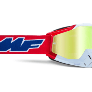 FMF Racing PowerBomb MX Offroad Goggles - US of A / True Gold Lens