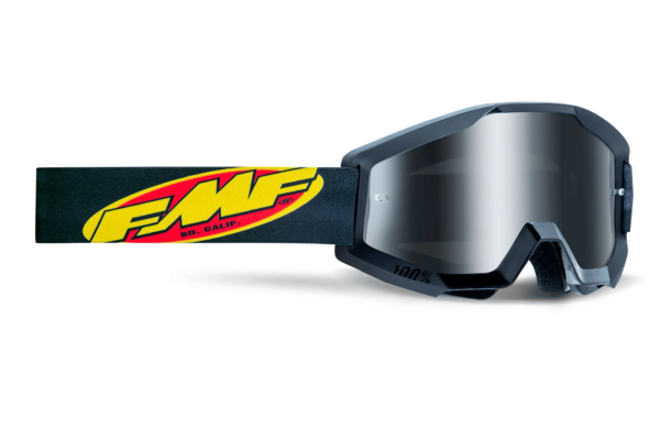 FMF Racing Powercore Sand Core MX Offroad Goggles - Black / Smoke Lens