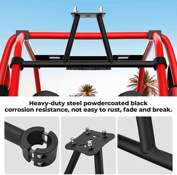 Polaris RZR XP 1000 / 4 1000 / Turbo Spare Tire Carrier Mount - UP TO 30" TIRE easy to install