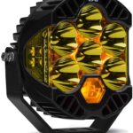 Baja Designs 270011 LP6 Pro LED Spot Amber Black ATV UTV Compatible with Jeep Motorcycle Truck SUV