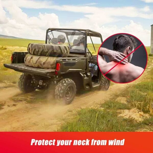 Rear Tinted Windshield Fit Can Am Defender HD 5/8/ 10/ MAX 2016-2023 protects you from wind and debris