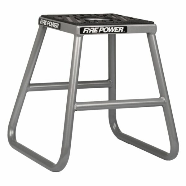 Motorcycle Dirt Bike Fire Power Moto Lift Stand - Silver