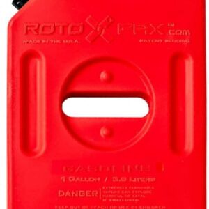 RotopaX RX-1G 1 Gallon Capacity Gasoline Fuel Utility Container - RED