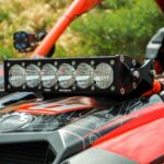 Baja Designs 447089 Can-Am OnX6+ LED Clear White 10" Inch Shock Mount Light Bar Kit - CanAm