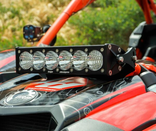 Baja Designs 447089 Can-Am OnX6+ LED Clear White 10" Inch Shock Mount Light Bar Kit - CanAm