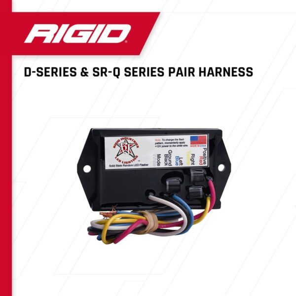 RIGID INDUSTRIES 40195 Wire Harness for Set of Dualy Light